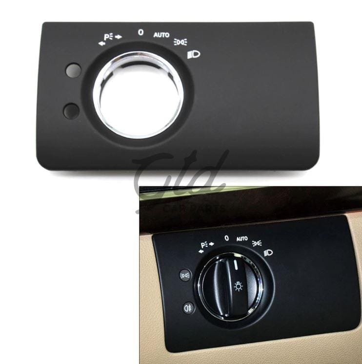 Moldura Comutador de luzes Preto Mercedes-Benz W164 ML GL 2005-2011 v1 - Image 2