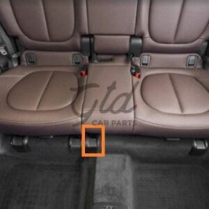 Alternative view of Tampa Central Esquerda P/ Banco Traseiro BMW X1 X2 Série 2 F48 F49 F39 F45 2016-2021