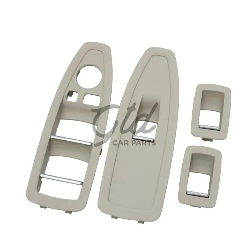 Conjunto de 4 Molduras Vidros Preto BMW Série 1/3/4 F20 F30 F36 C/ Esp. Rebatíveis