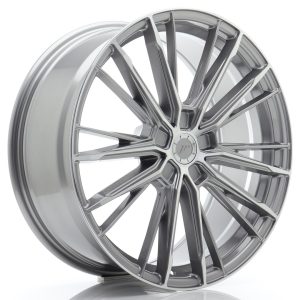 JR Wheels JR52 20x9 ET20-51 5H BLANK Titanium Machined Face