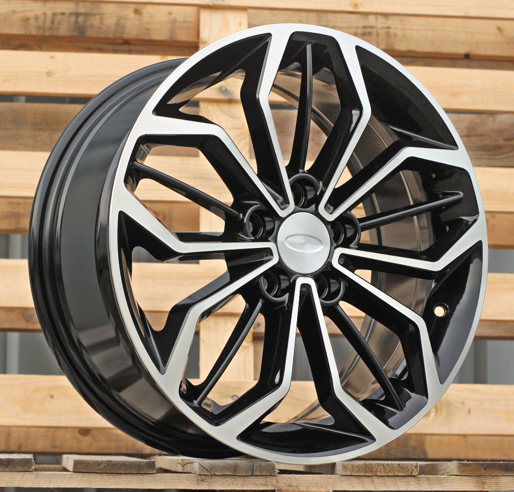 Jante Ford 16x6,5 ET50 5x108 - Black Polished