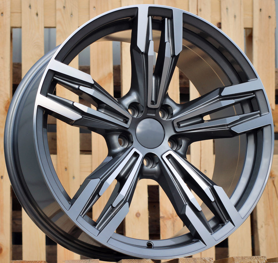 Jante BMW 17x8 ET34 5x120 - Grey Polished+Powder Coating