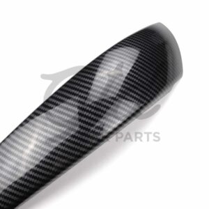 Alternative view of Capa Puxador Frontal / Traseiro Direito Preto Efeito Carbono BMW Série 1 E81 E82 E87 E88 2006-2012