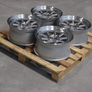 Set of JR47 18x8,5 ET35 5x110 Silver Machined Face