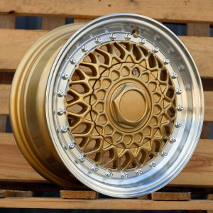Jante RACIN 13x6 ET30 4x100|4x108 - Bronze+Polished Lip