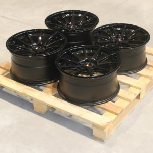 Set of JR11 18x8,5 ET35 + 18x9,5 ET30 5x120 Gloss Black
