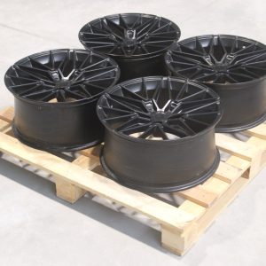 Set of JR38 19x9 ET20 5x112 Matt Black