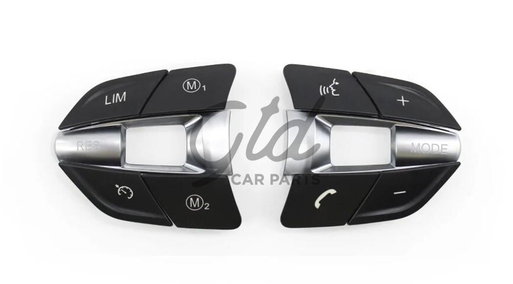 Pack 10 Botões Volante Pack M BMW Série 1 2 3 4 5 6 7 X1 X2 X3 X4 X5 X6 M Série F 2010-2019 Versão B