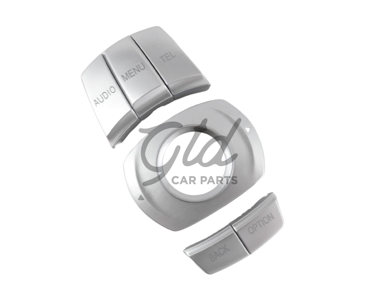 Pack 5 Botões IDRIVE CIC Cinza BMW Série 1 2 3 4 X1 I3 F20 F22 F45 F30 F32 I3 2010-2020