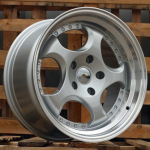 Jante BMW 17x8,5 ET25 5x120 - Silver+Polished Lip