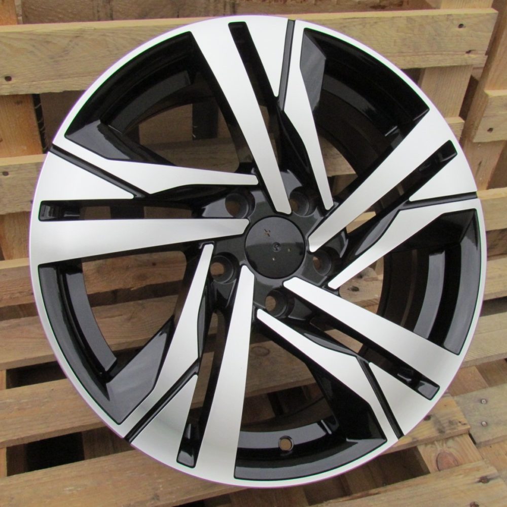 Jante Peugeot 16x7 ET32 4x108 - Black Polished