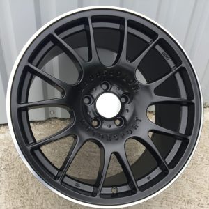 Jante RACIN 19x8,5 ET35 5x120 - Black Half Matt+Polished Lip