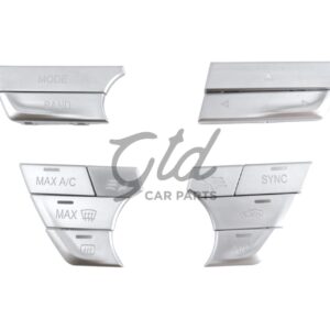 Botões Cromados Módulo Ar Condicionado / Rádio BMW Série 5 6GT 7 G30 G11 2016-2023 Versão 1