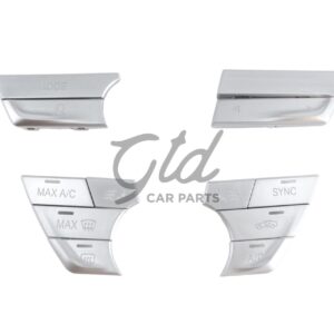 Botões Cromados Módulo Ar Condicionado / Rádio BMW Série 5 6GT 7 G30 G11 2016-2023 Versão 2