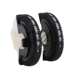 Conjunto 2 Reguladores Ventilações Frontais Laterais Esquerda / Direita Preto Mercedes-Benz Classe E W211 2003-2008