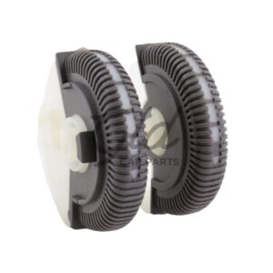 Conjunto 2 Reguladores Ventilações Frontais Laterais Esquerda / Direita Cinza Escuro Mercedes-Benz Classe E W211 2003-2008