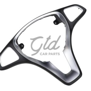 Moldura Volante Preto / Cromado Mercedes-Benz Classe A B C E V VITO CLA CLS GLA GLC GLE GLS