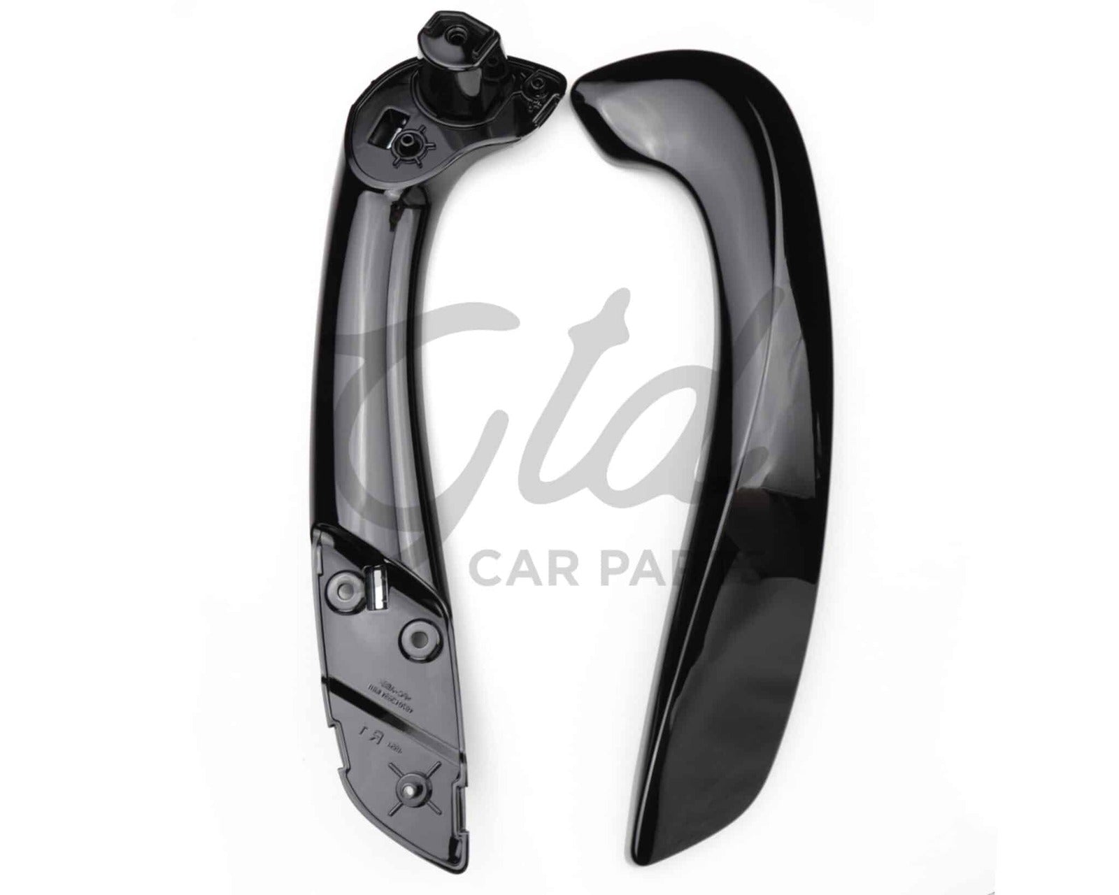 Puxador Frontal Esquerdo Preto Brilhante Renault Megane III Fluence 2008-2016