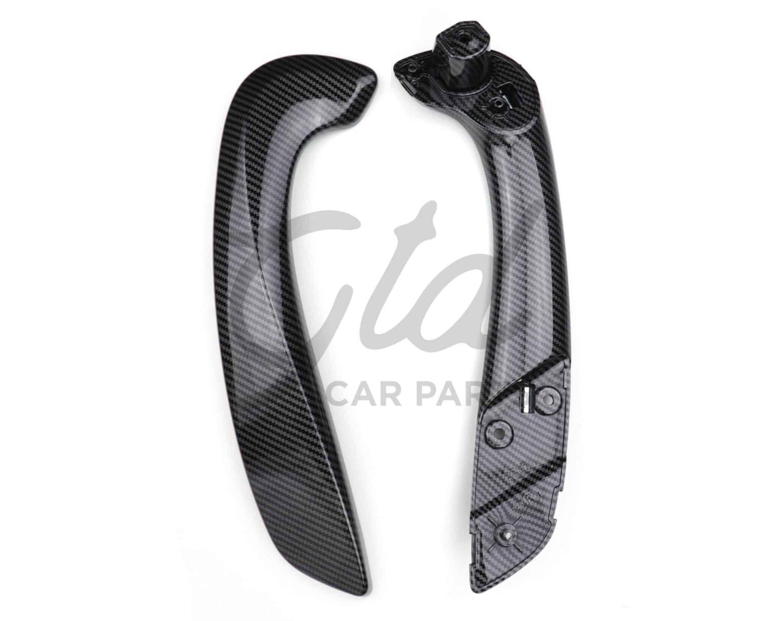 Puxador Frontal Direito Efeito Carbono Renault Megane III Fluence 2008-2016