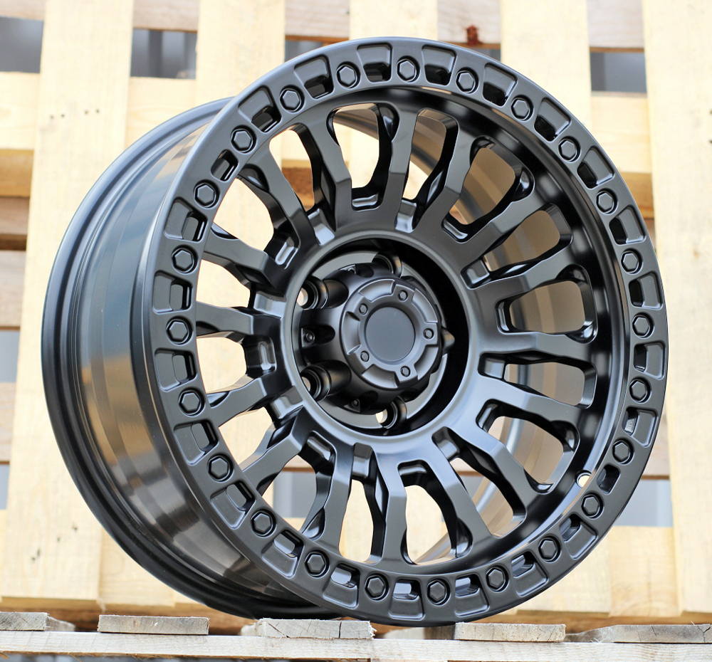 Jante 4X4 17x8,5 ET-6 5x127 - Black Half Matt