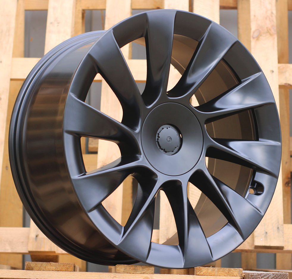 Jante Tesla 19x9,5 ET45 5x114,3 - Black Half Matt