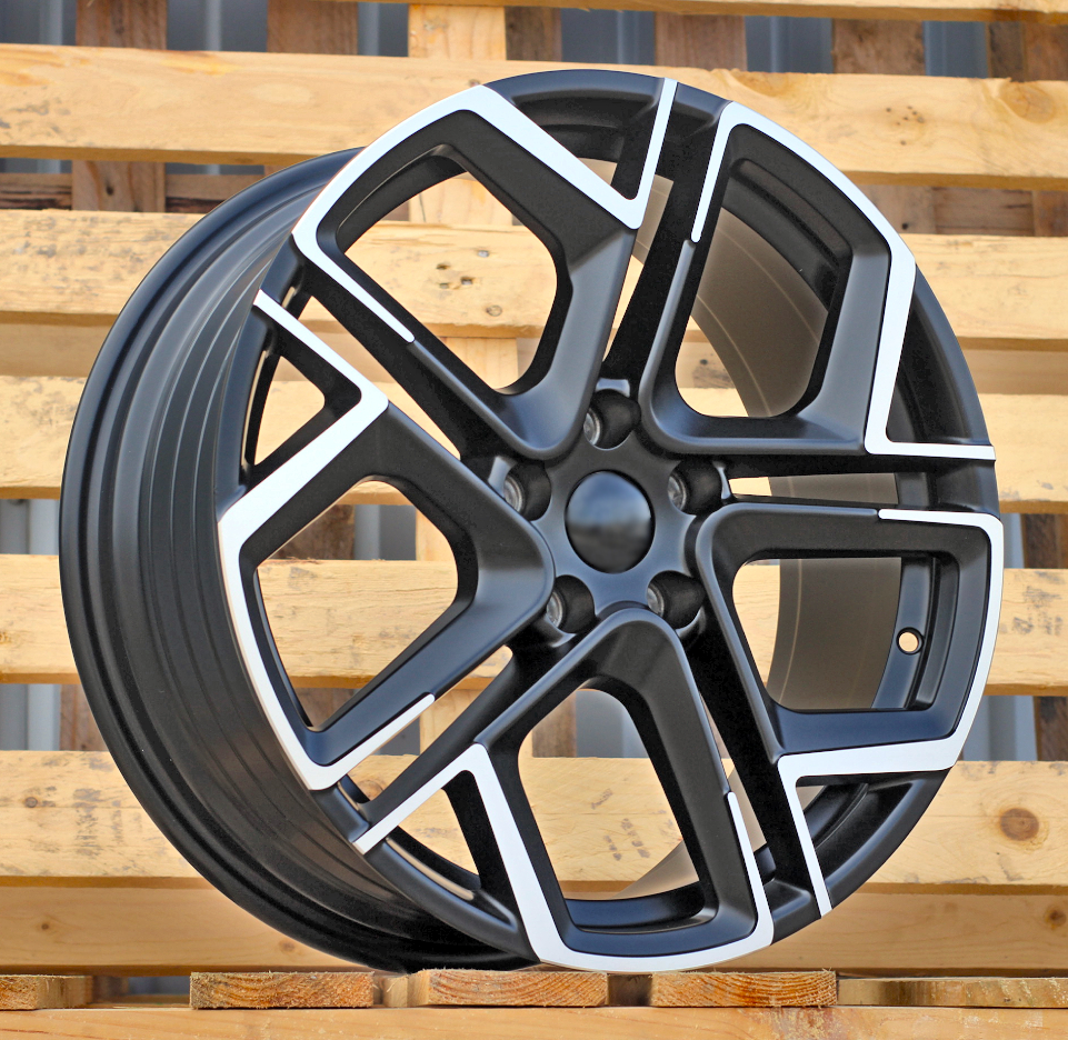 Jante Volkswagen 18x7,5 ET40 5x112 - Black Polished Half Matt
