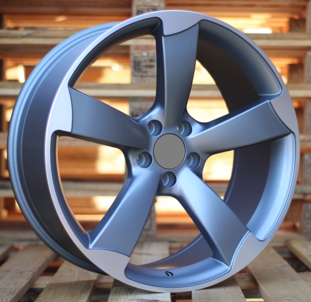 Jante Audi 18x8,5 ET45 5x112 - Grey Polished Half Matt