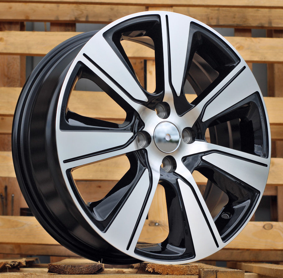 Jante RACIN 17x6,5 ET45 4x100 - Black Polished