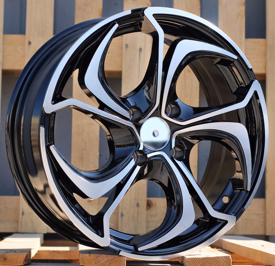 Jante RACIN 15x6,5 ET22 4x108 - Black Polished