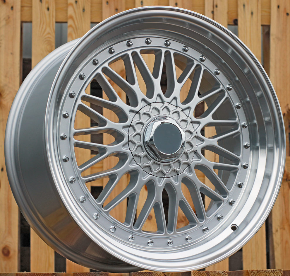 Jante RACIN 16x7,5 ET20 5x112|5x120 - Silver+Polished Lip