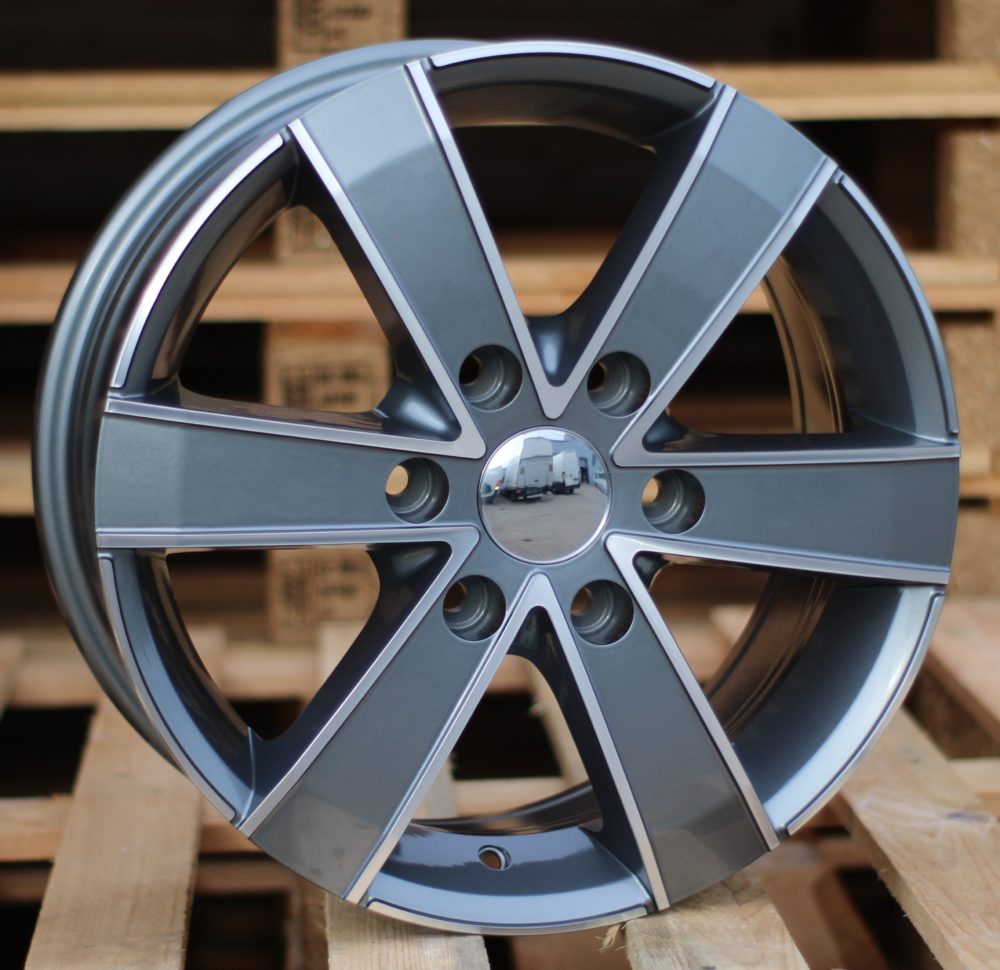 Jante Mercedes 16x7 ET60 6x130 - Grey Polished