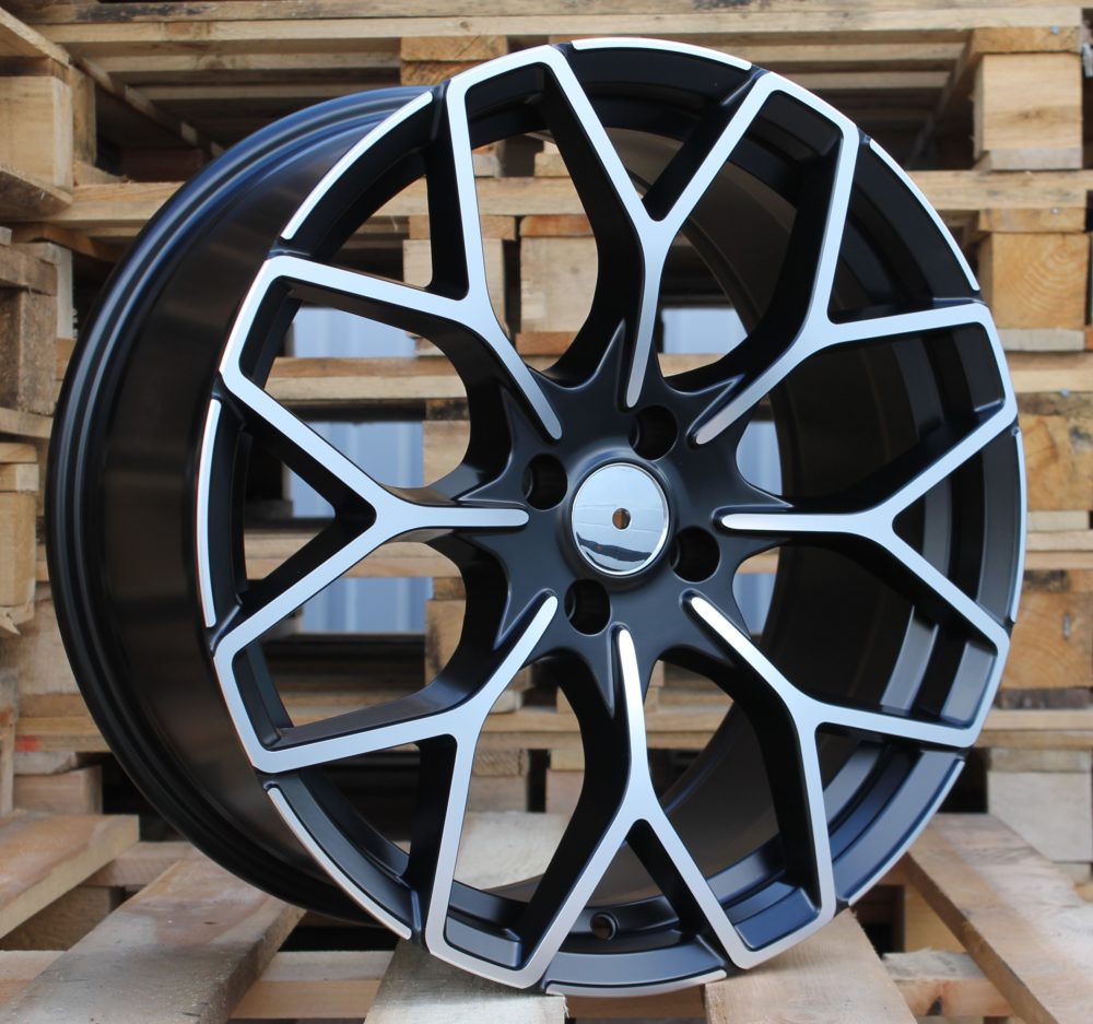 Jante SMART 17x7,5 ET25 4x100 - Black Polished Half Matt