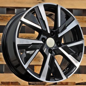 Jante Peugeot 17x7 ET44 5x108 - Black Polished