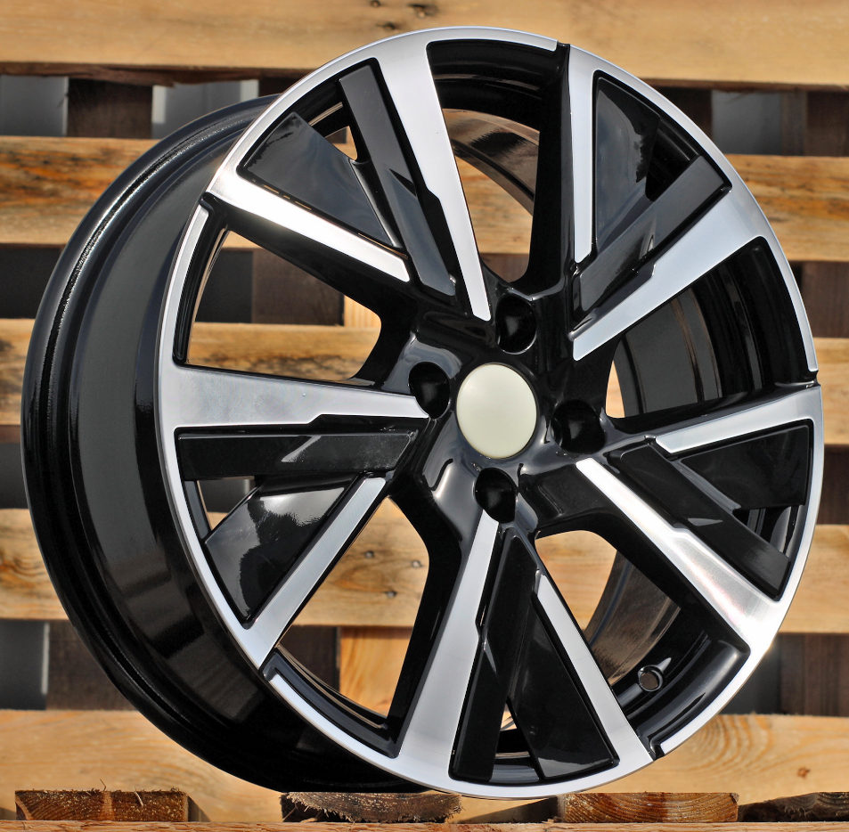 Jante Peugeot 17x7 ET44 5x108 - Black Polished