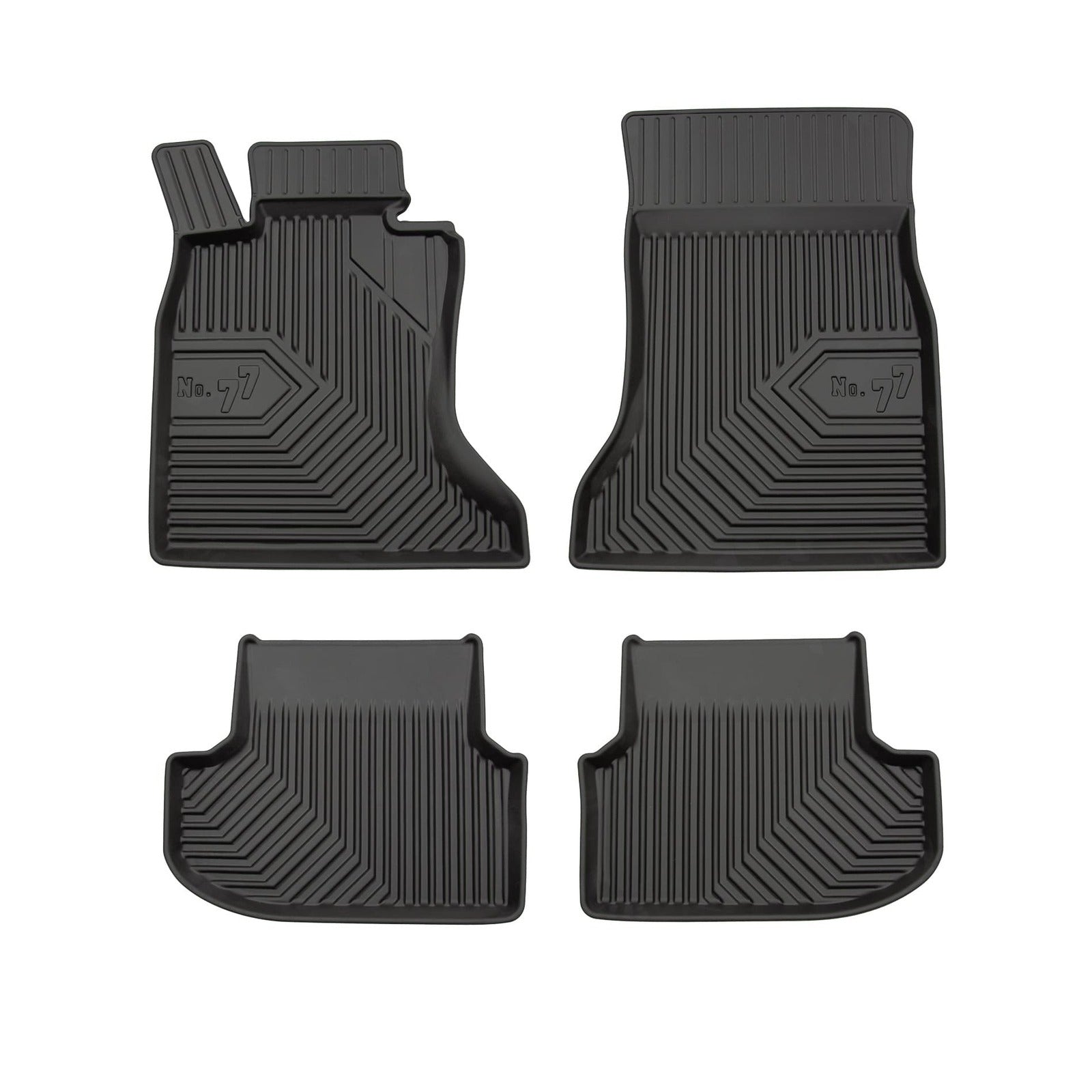 PACK 4 TAPETES BORRACHA NO.77 BMW Série 5 F10 LCI 2013-2017