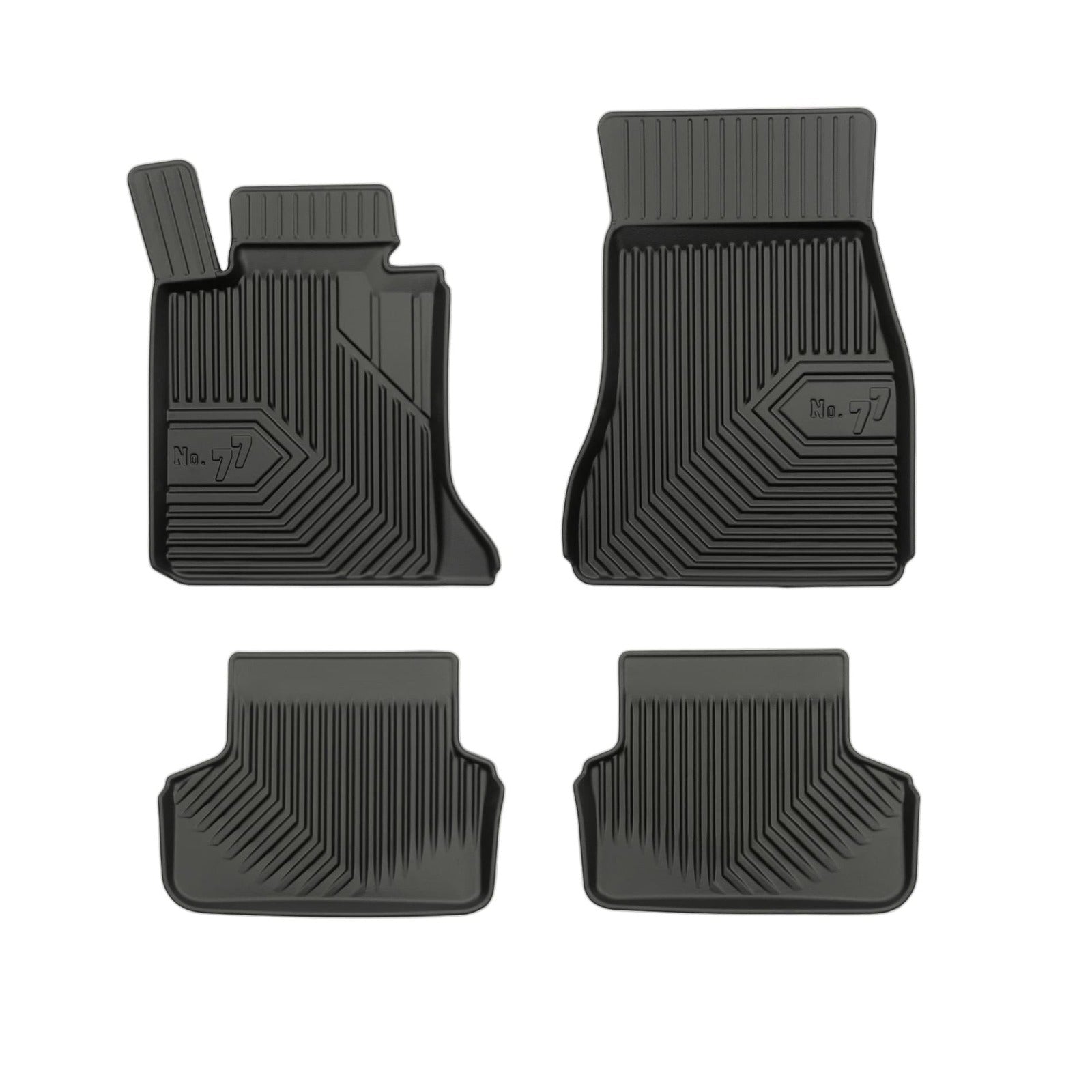 PACK 4 TAPETES BORRACHA NO.77 BMW Série 5 G30 SEDAN 2017-2023
