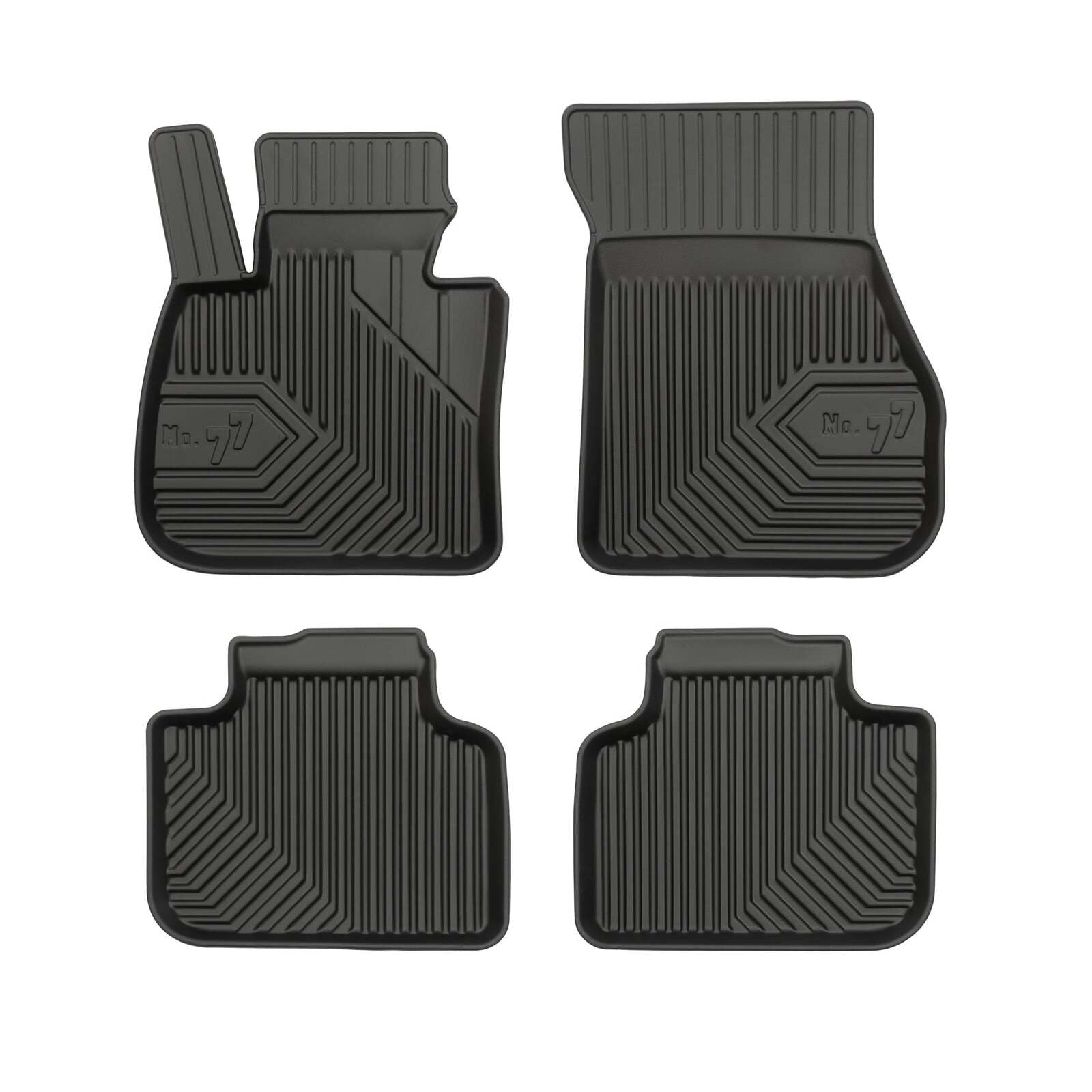 PACK 4 TAPETES BORRACHA NO.77 BMW X1 F48 CROSSOVER 2015-2022