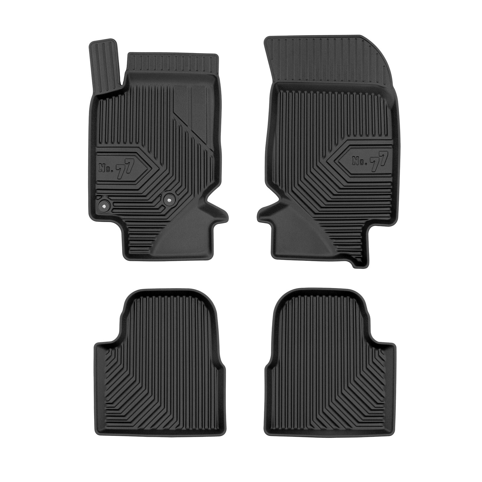 PACK 4 TAPETES BORRACHA NO.77 CITROEN C4 III 2020->