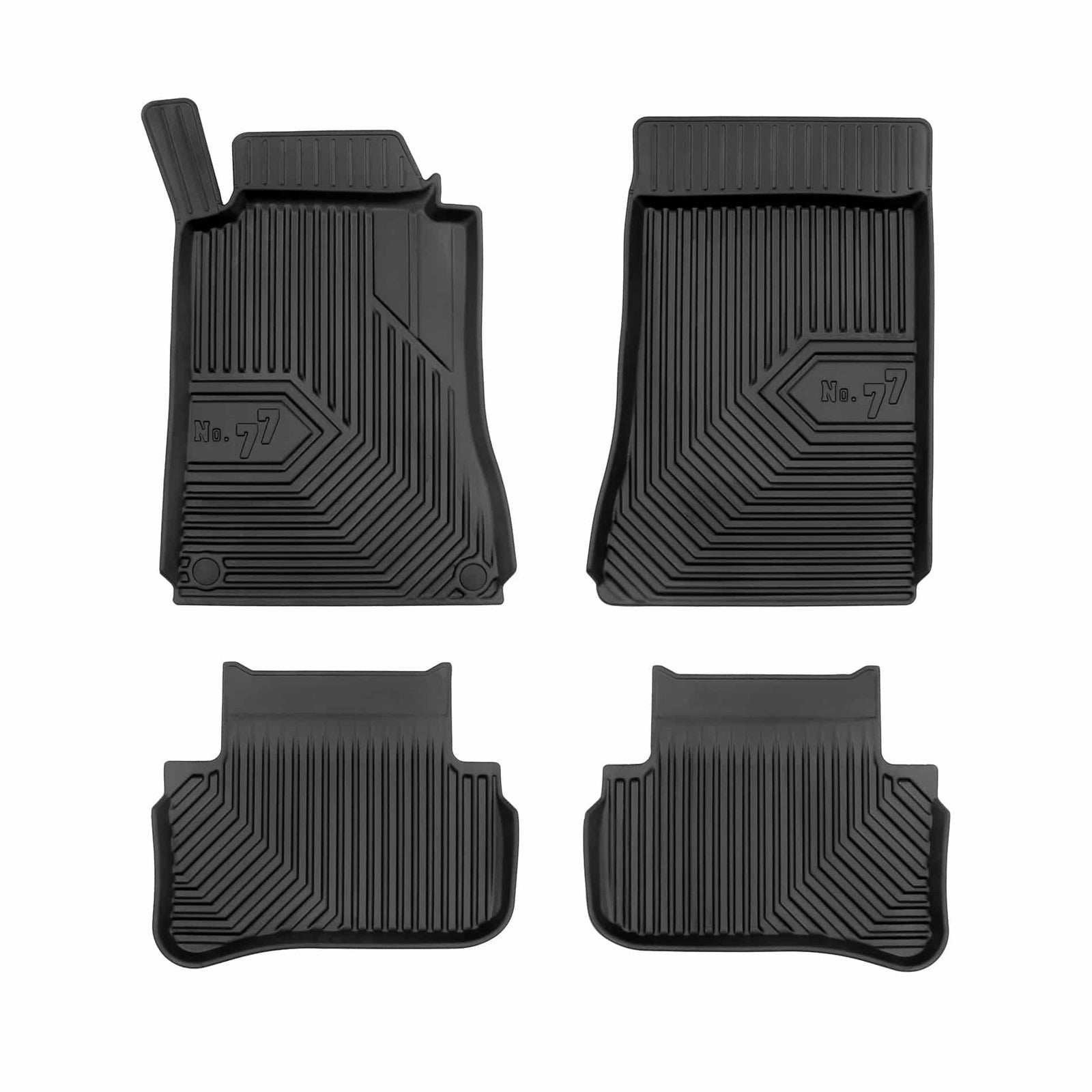 PACK 4 TAPETES BORRACHA NO.77 MERCEDES-BENZ CLASSE C W203 2000-2007