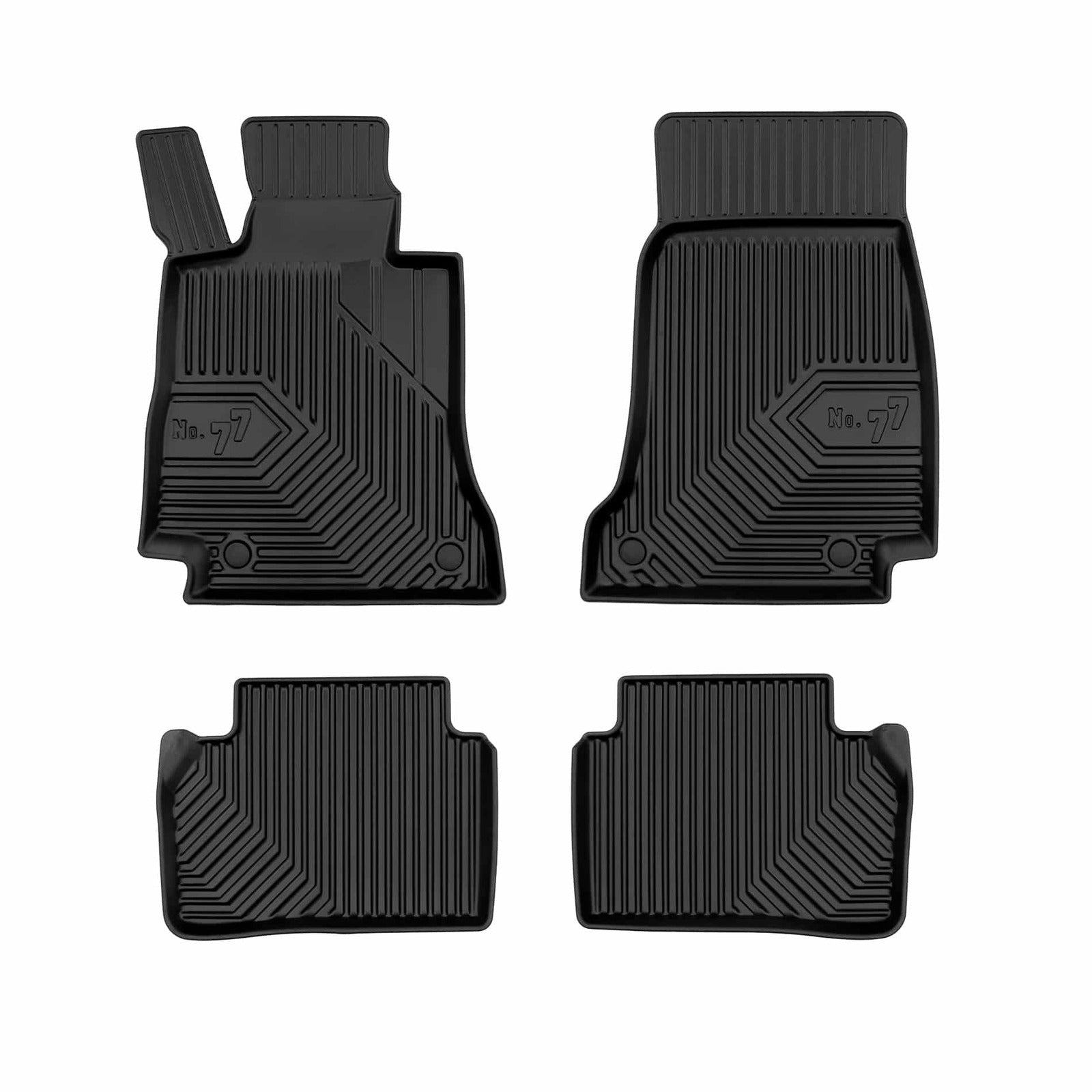 PACK 4 TAPETES BORRACHA NO.77 MERCEDES-BENZ CLASSE E W213 2016-2023
