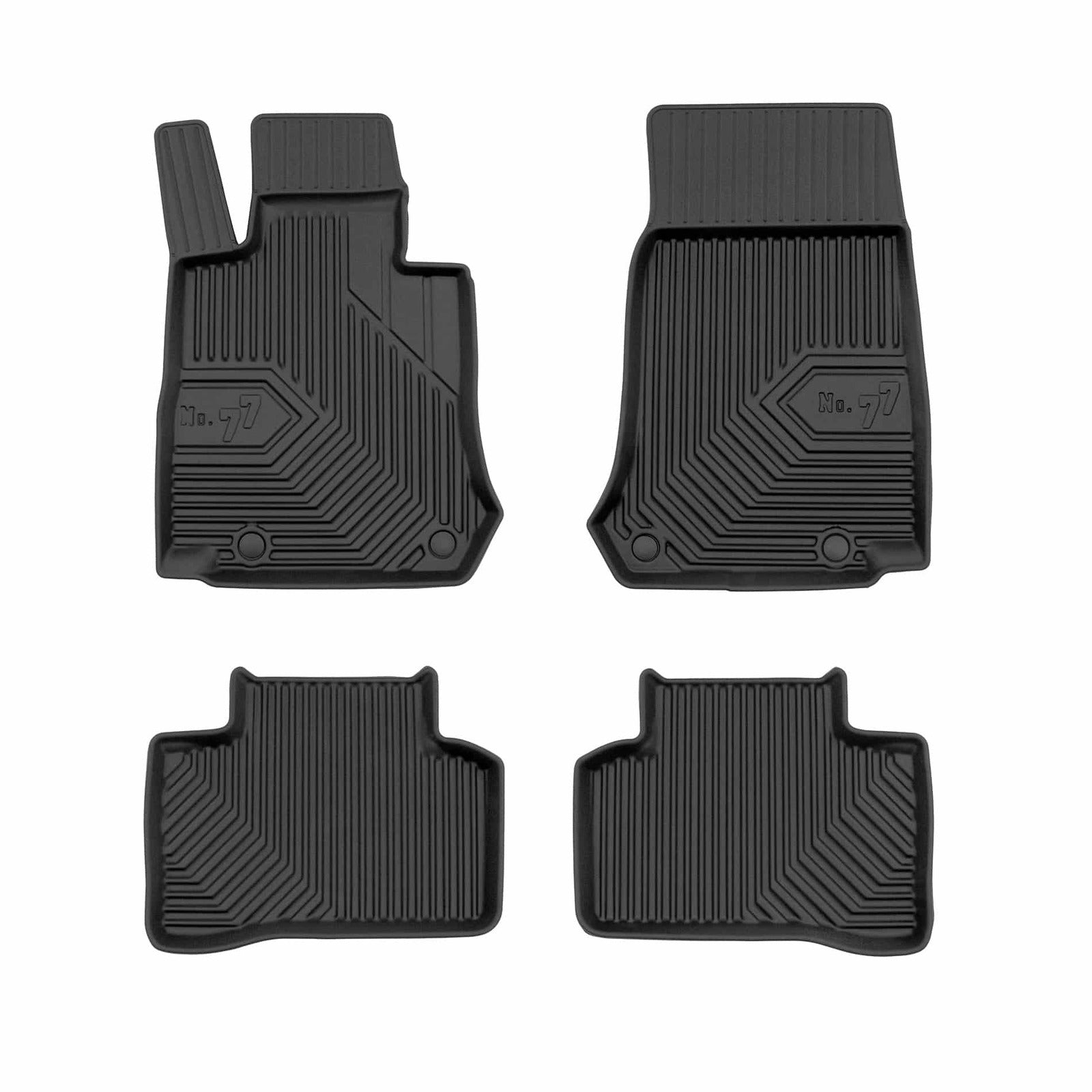 PACK 4 TAPETES BORRACHA NO.77 MERCEDES-BENZ CLASSE GLC X253 2015-2022