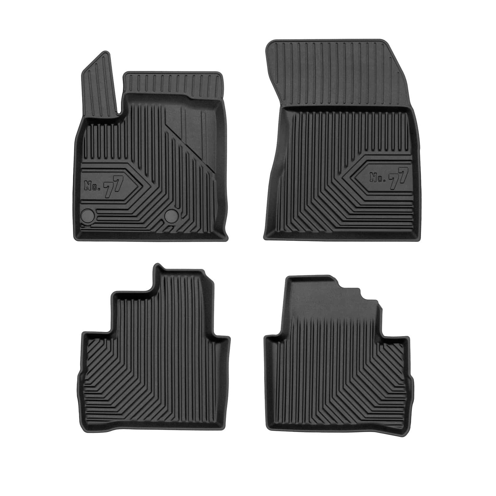 PACK 4 TAPETES BORRACHA NO.77 NISSAN QASHQAI III 2021->
