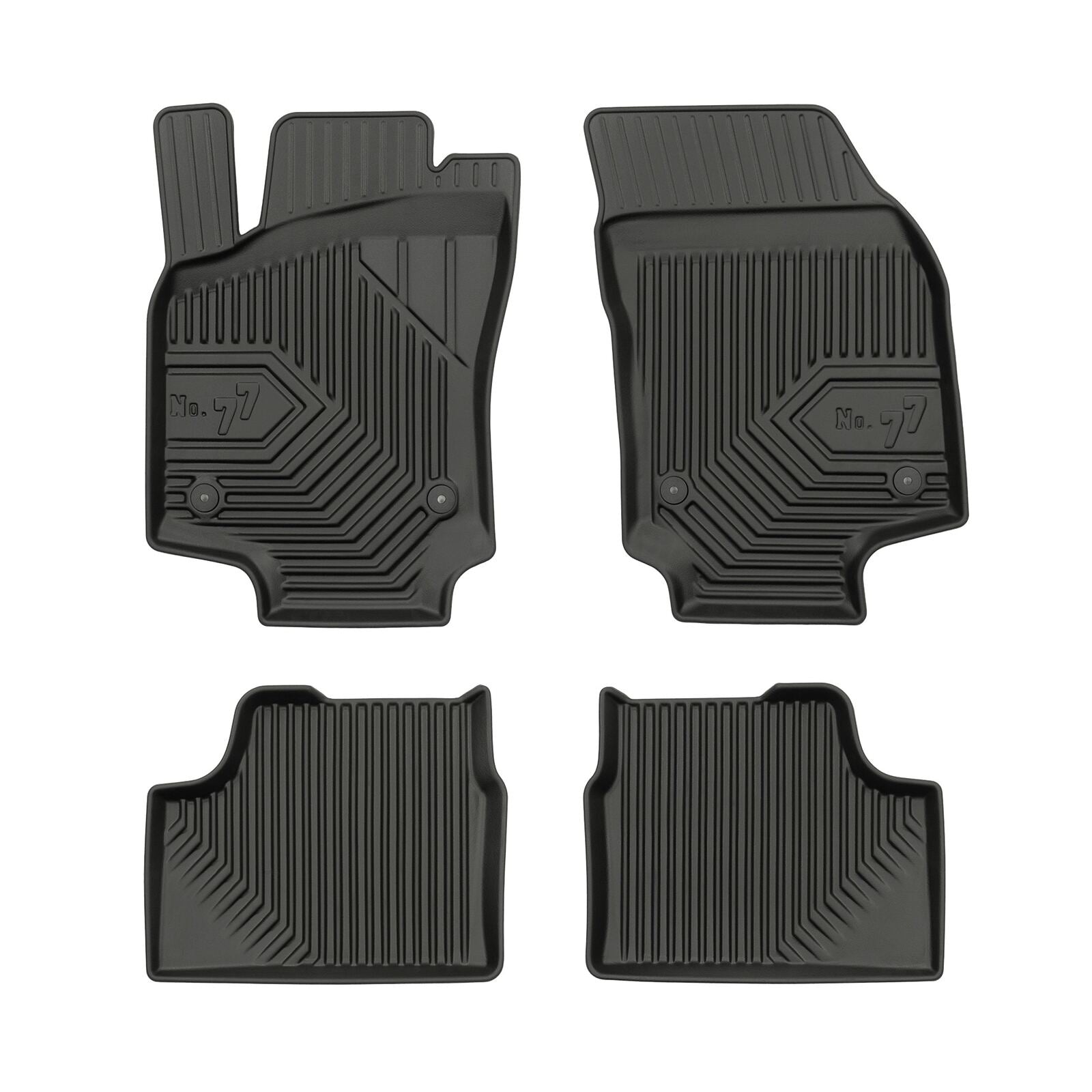 PACK 4 TAPETES BORRACHA NO.77 OPEL ASTRA H 2004-2014
