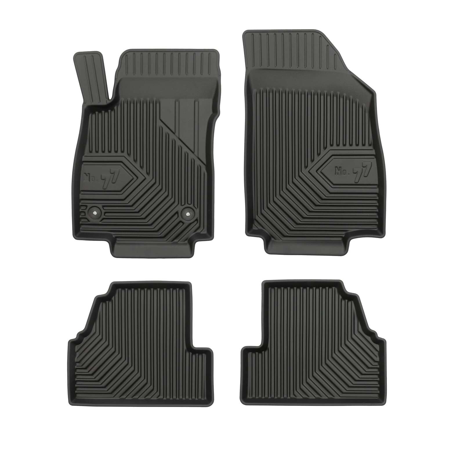 PACK 4 TAPETES BORRACHA NO.77 OPEL MOKKA A 2012-2019