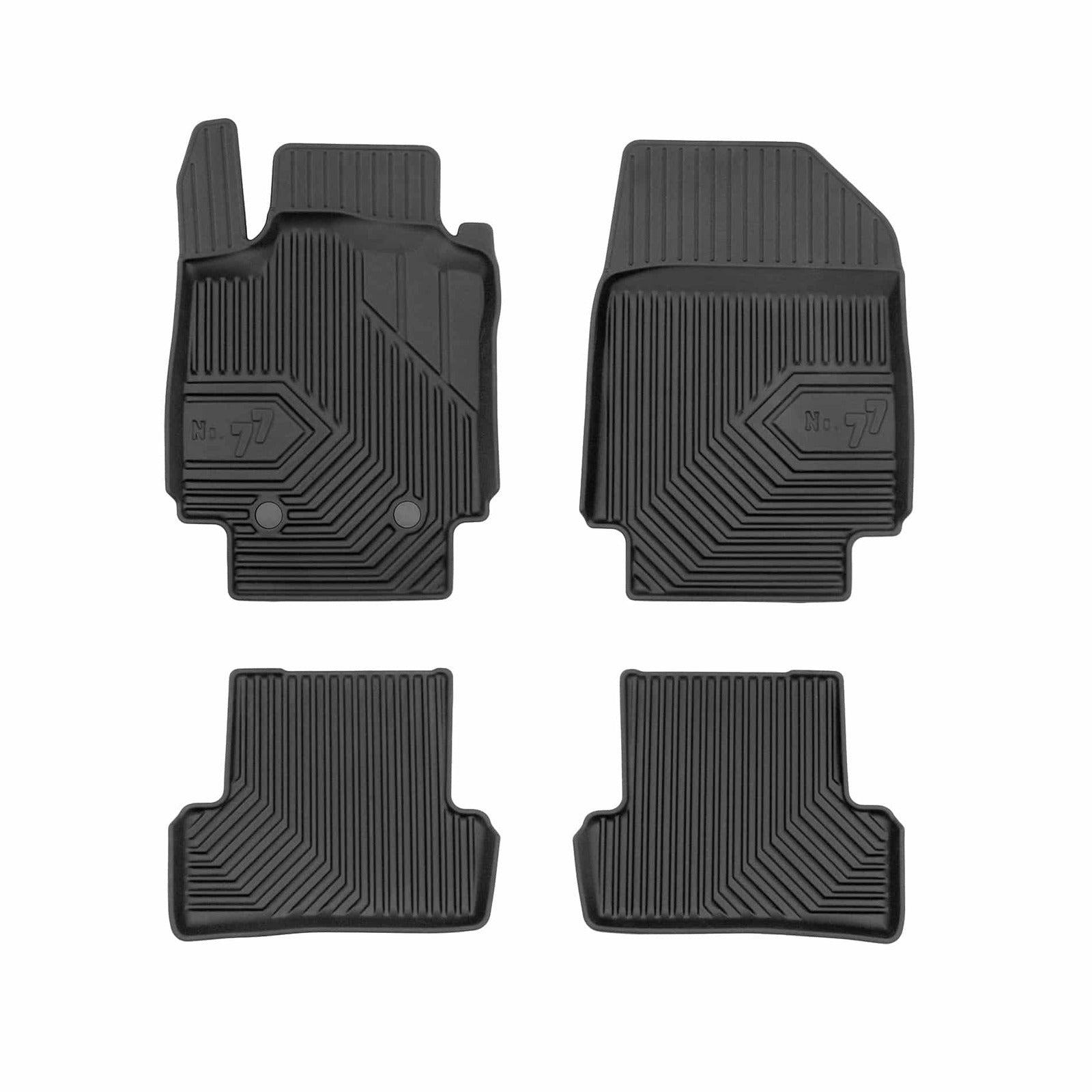 PACK 4 TAPETES BORRACHA NO.77 RENAULT CLIO III 2005-2012