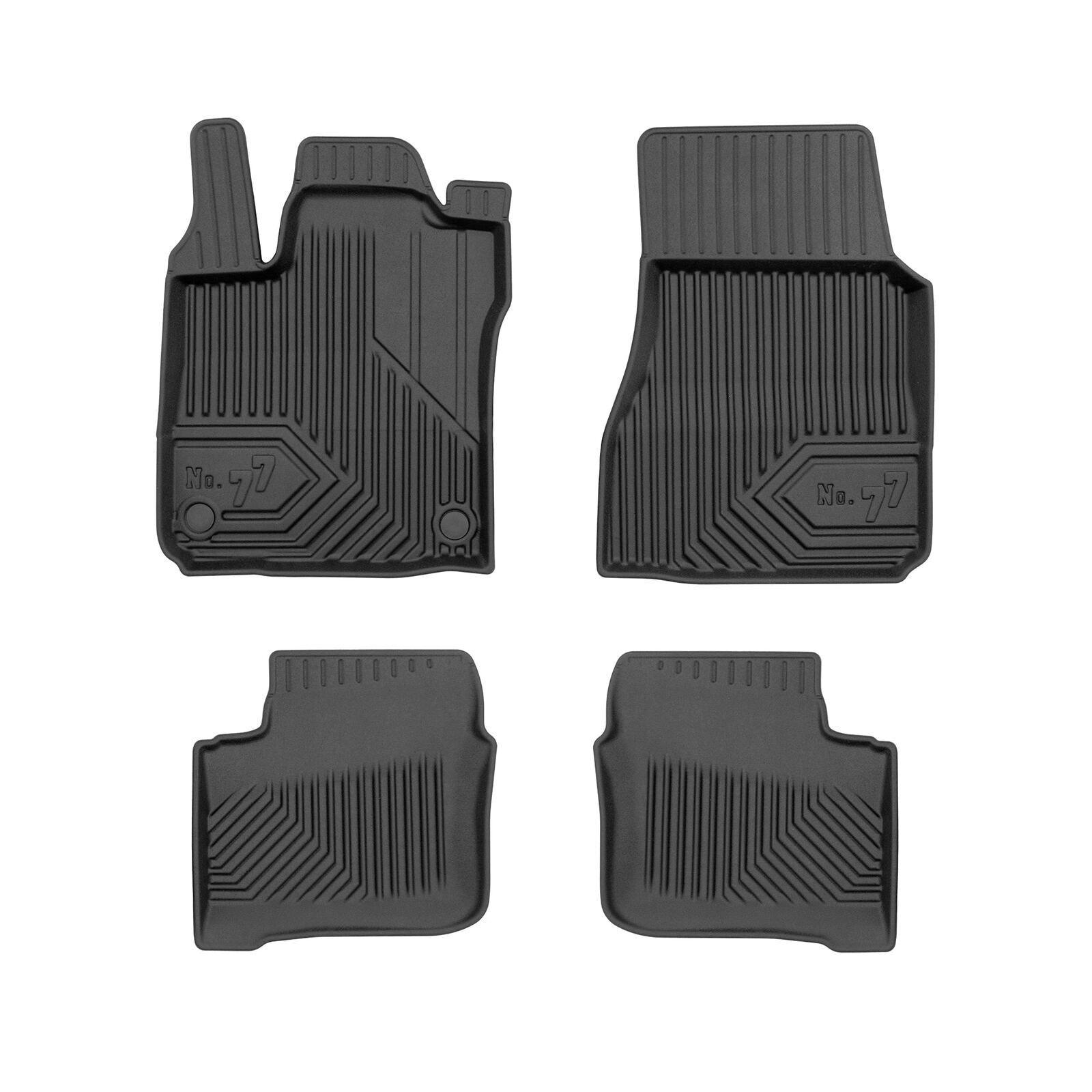 PACK 4 TAPETES BORRACHA NO.77 SMART FOURFOUR II 2014-2020