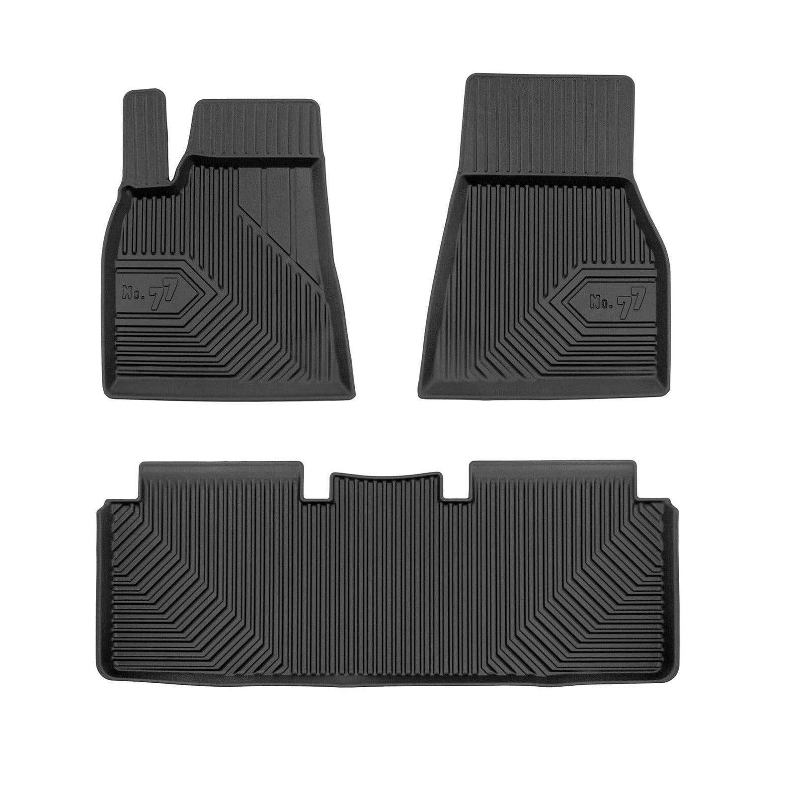 PACK 3 TAPETES BORRACHA NO.77 TESLA MODEL S 2012-2021