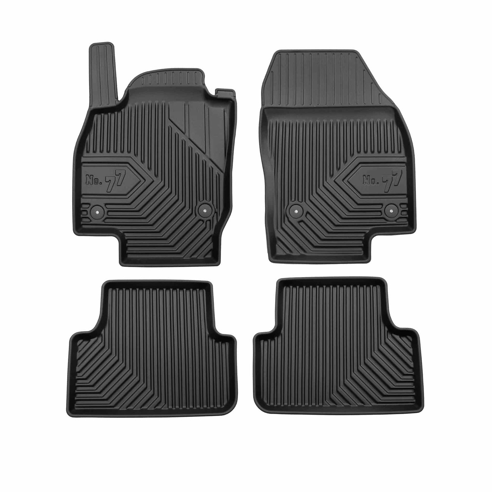 PACK 4 TAPETES BORRACHA NO.77 VOLKSWAGEN T-CROSS 2017->