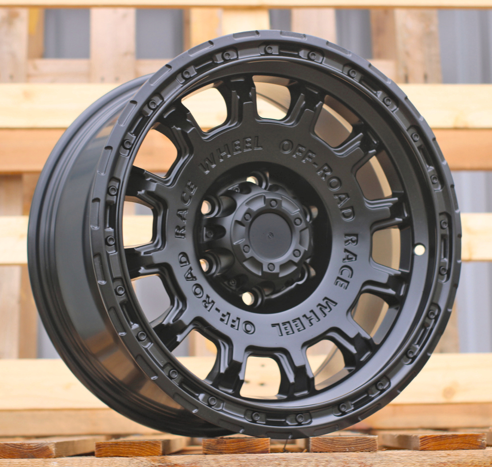 Jante 4X4 17x8,5 ET12 6x139,7 - Black Half Matt