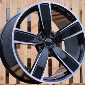 Jante Porsche 21x9,5 ET46 5x130 - Black Polished